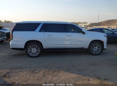 Lot #3037533871 2022 CADILLAC ESCALADE ESV 4WD PREMIUM LUXURY