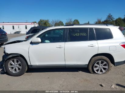 Lot #2995299143 2013 TOYOTA HIGHLANDER PLUS/SE