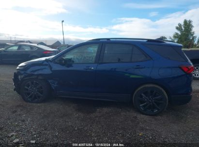 Lot #2996533624 2022 CHEVROLET EQUINOX FWD RS