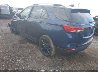 Lot #2996533624 2022 CHEVROLET EQUINOX FWD RS