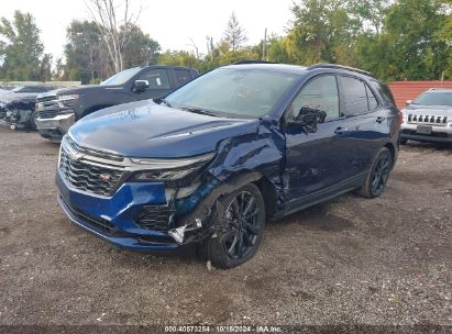 Lot #2996533624 2022 CHEVROLET EQUINOX FWD RS