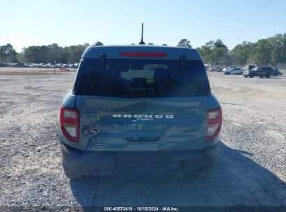 Lot #2995299137 2022 FORD BRONCO SPORT BIG BEND