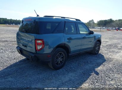 Lot #2995299137 2022 FORD BRONCO SPORT BIG BEND