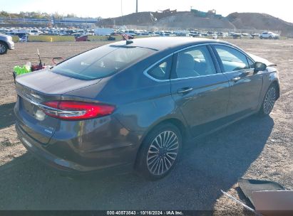 Lot #2995299133 2017 FORD FUSION SE