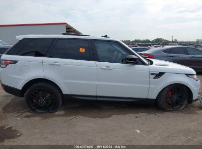 Lot #3046369574 2014 LAND ROVER RANGE ROVER SPORT 5.0L V8 SUPERCHARGED AUTOBIOGRAPHY