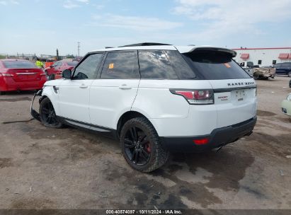 Lot #3046369574 2014 LAND ROVER RANGE ROVER SPORT 5.0L V8 SUPERCHARGED AUTOBIOGRAPHY