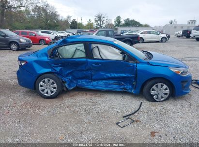 Lot #2995299116 2022 KIA RIO S