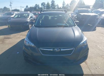 Lot #2995282608 2019 SUBARU IMPREZA 2.0I