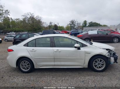 Lot #2995299392 2021 TOYOTA COROLLA HYBRID LE