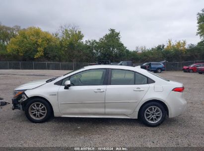 Lot #2995299392 2021 TOYOTA COROLLA HYBRID LE