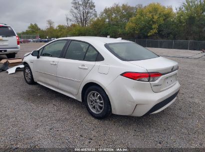 Lot #2995299392 2021 TOYOTA COROLLA HYBRID LE