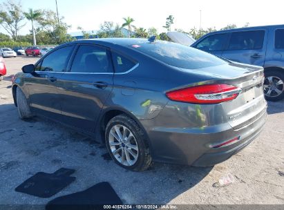 Lot #2995283033 2020 FORD FUSION SE