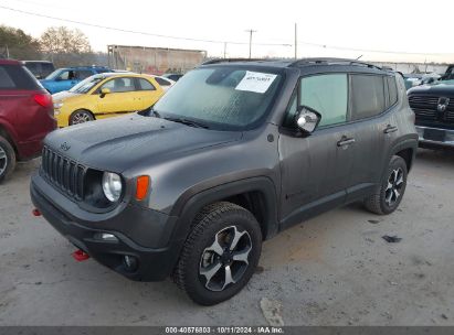 Lot #2992817335 2020 JEEP RENEGADE TRAILHAWK 4X4