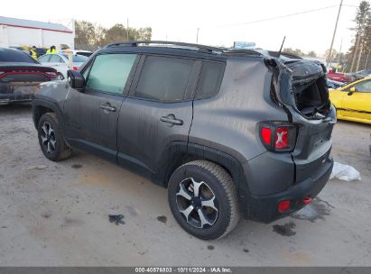 Lot #2992817335 2020 JEEP RENEGADE TRAILHAWK 4X4