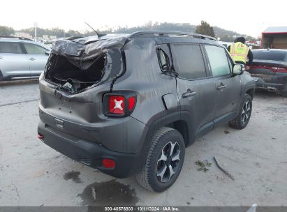 Lot #2992817335 2020 JEEP RENEGADE TRAILHAWK 4X4