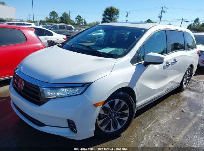 Lot #2992824310 2022 HONDA ODYSSEY EX-L