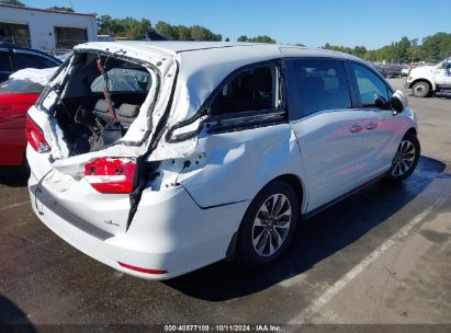 Lot #2992824310 2022 HONDA ODYSSEY EX-L