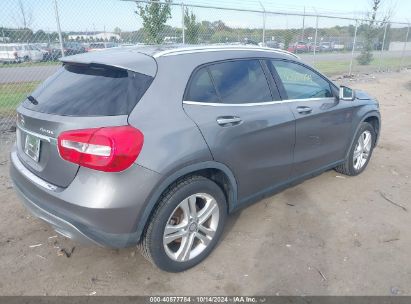 Lot #2995299370 2016 MERCEDES-BENZ GLA 250 4MATIC