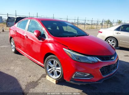 Lot #3035089362 2017 CHEVROLET CRUZE LT AUTO