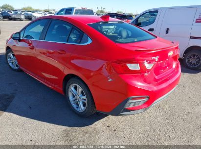 Lot #3035089362 2017 CHEVROLET CRUZE LT AUTO