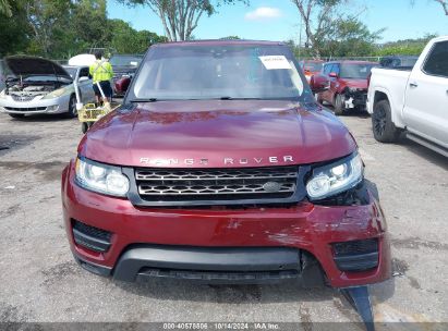 Lot #2995283009 2017 LAND ROVER RANGE ROVER SPORT 3.0L V6 SUPERCHARGED SE