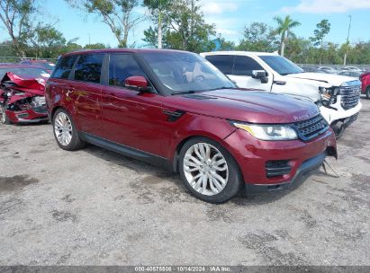 Lot #2995283009 2017 LAND ROVER RANGE ROVER SPORT 3.0L V6 SUPERCHARGED SE