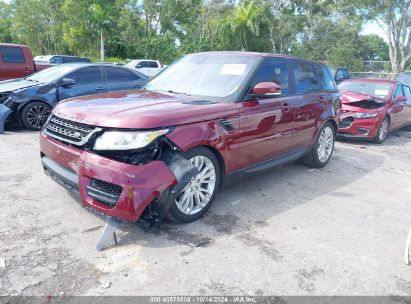 Lot #2995283009 2017 LAND ROVER RANGE ROVER SPORT 3.0L V6 SUPERCHARGED SE