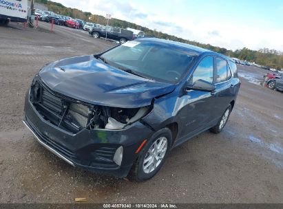 Lot #2995299342 2022 CHEVROLET EQUINOX FWD LT