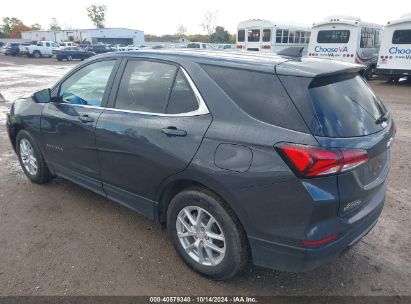 Lot #2995299342 2022 CHEVROLET EQUINOX FWD LT