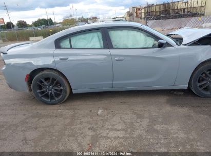 Lot #2996533576 2021 DODGE CHARGER SXT AWD