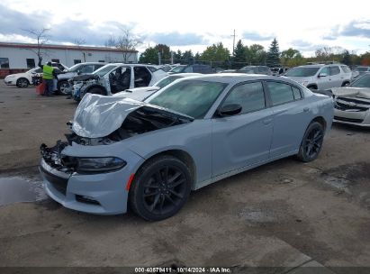 Lot #2996533576 2021 DODGE CHARGER SXT AWD