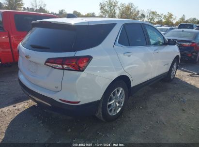 Lot #2995299323 2022 CHEVROLET EQUINOX FWD LT