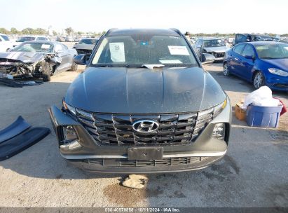 Lot #3053064307 2022 HYUNDAI TUCSON HYBRID BLUE