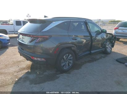 Lot #3053064307 2022 HYUNDAI TUCSON HYBRID BLUE