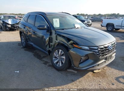 Lot #3053064307 2022 HYUNDAI TUCSON HYBRID BLUE