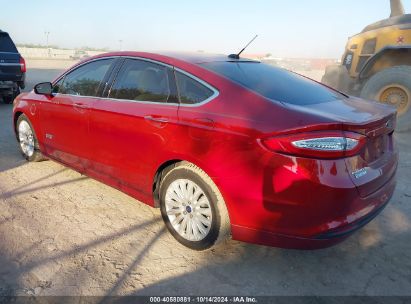 Lot #2985458315 2016 FORD FUSION ENERGI SE LUXURY