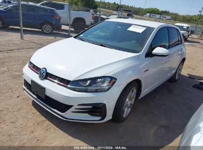 Lot #3035086010 2018 VOLKSWAGEN GOLF GTI 2.0T AUTOBAHN/2.0T S/2.0T SE