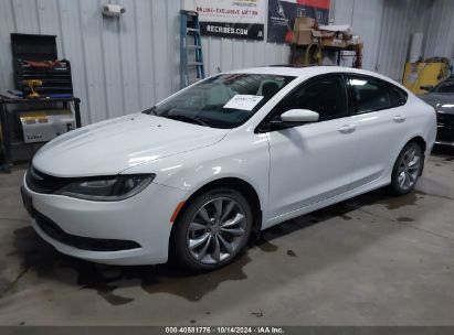 Lot #3035086008 2015 CHRYSLER 200 S