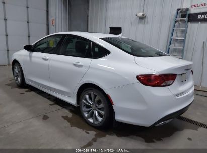 Lot #3035086008 2015 CHRYSLER 200 S