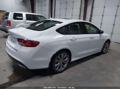 Lot #3035086008 2015 CHRYSLER 200 S