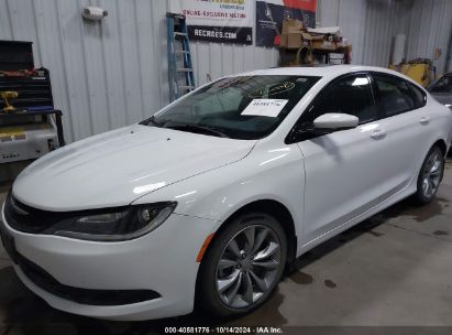 Lot #3035086008 2015 CHRYSLER 200 S