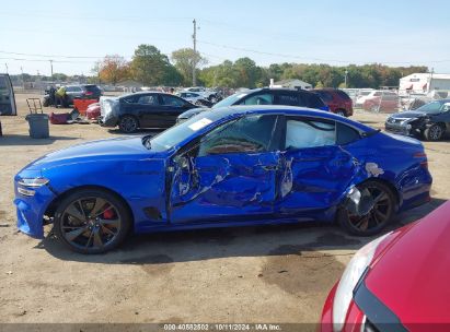 Lot #3037548568 2022 GENESIS G70 3.3T AWD