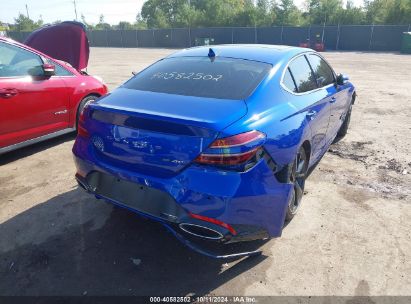 Lot #3037548568 2022 GENESIS G70 3.3T AWD