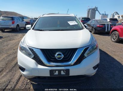 Lot #2995299594 2018 NISSAN MURANO SL