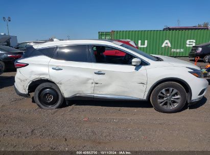 Lot #2995299594 2018 NISSAN MURANO SL