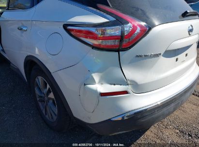 Lot #2995299594 2018 NISSAN MURANO SL