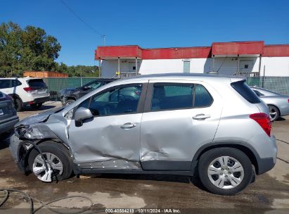 Lot #2996533528 2019 CHEVROLET TRAX LS