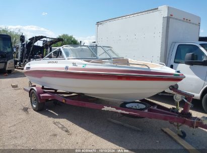 Lot #3035089741 1995 BOAT AND TRAILER MARLIN - 1996 ZIAM TRAILER