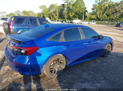 Lot #2995282795 2022 HONDA CIVIC SI SEDAN