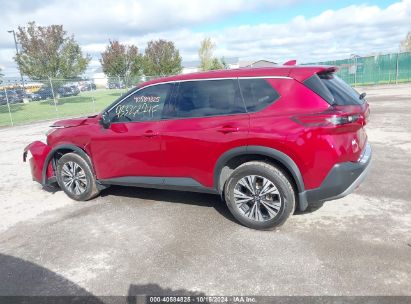 Lot #2995299535 2021 NISSAN ROGUE SV INTELLIGENT AWD